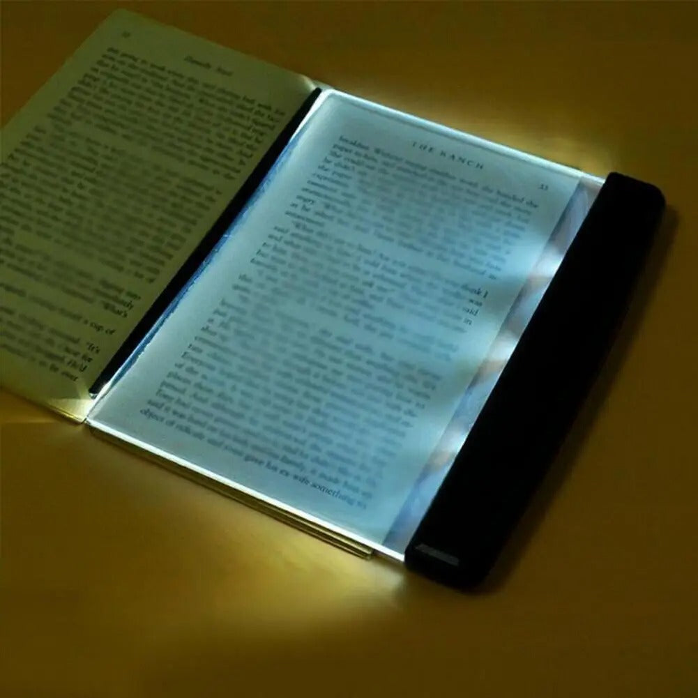 LED Tablet Book Light β a portable, glare-free reading lamp with adjustable brightness settings. Designed for books, tablets, and notebooks, it provides natural daylight illumination to reduce eye strain. Ideal for students, professionals, and nighttime reading.