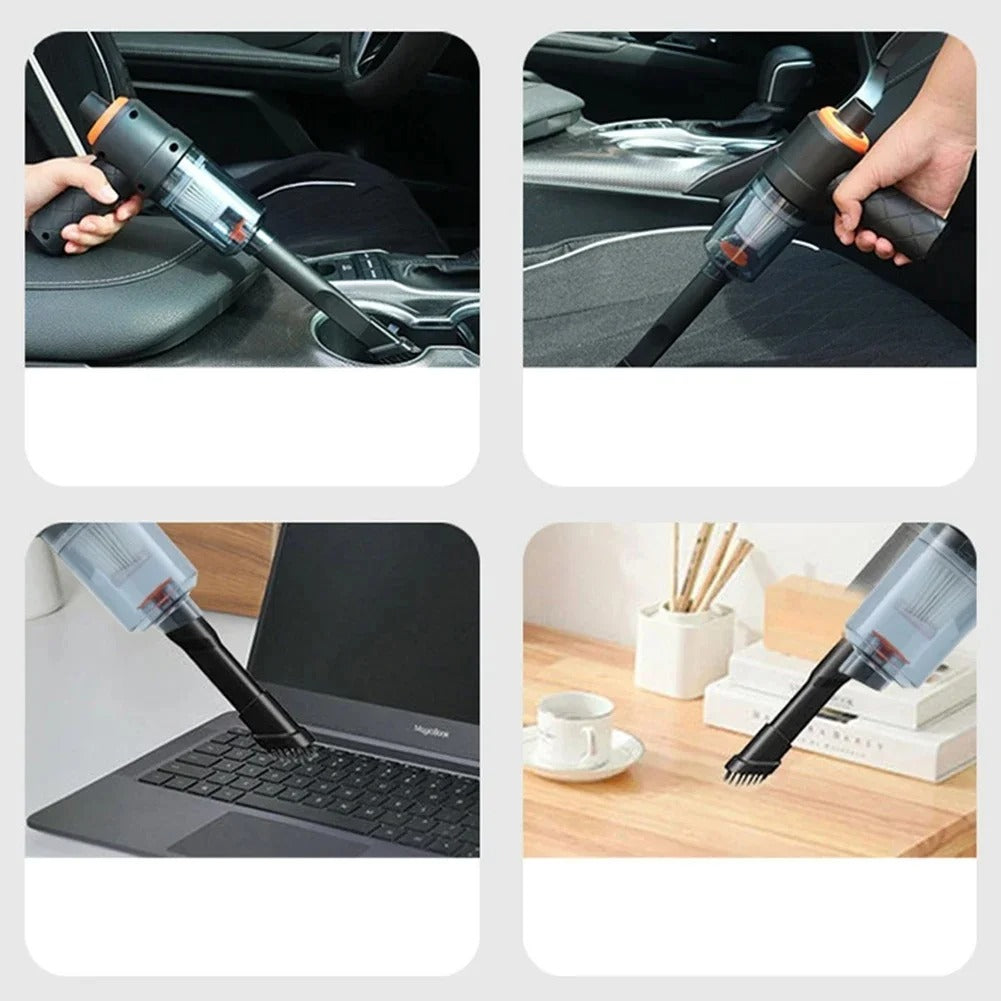 Super Vacuum Cleaner XT – a powerful, cordless super suction vacuum cleaner designed for deep cleaning in cars, homes, and offices. Lightweight and ergonomic with multiple attachments for tackling dust, pet hair, and crumbs. A super cleaner vacuum with long-lasting battery life for hassle-free use.