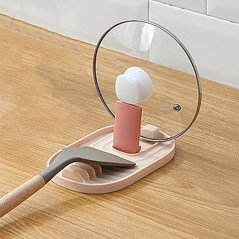  Foldable Lid Holder+ – a sleek, space-saving foldable pot lid holder designed to keep countertops clutter-free. Perfect for holding pot lids, spatulas, and ladles, with a stylish Nordic-inspired design and compact, foldable structure for easy storage. Crafted from high-quality, water-resistant materials for effortless cleaning.