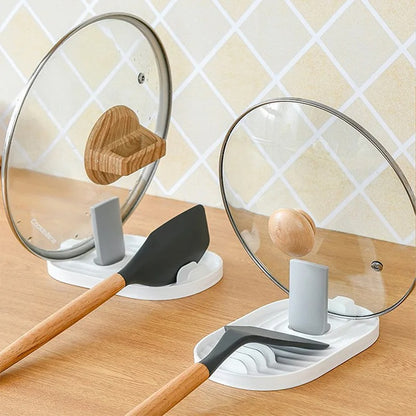  Foldable Lid Holder+ – a sleek, space-saving foldable pot lid holder designed to keep countertops clutter-free. Perfect for holding pot lids, spatulas, and ladles, with a stylish Nordic-inspired design and compact, foldable structure for easy storage. Crafted from high-quality, water-resistant materials for effortless cleaning.