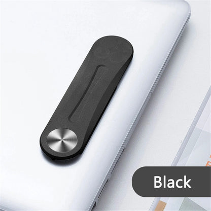 Laptop Side Phone Mount – a sturdy, adjustable laptop side mount phone holder for multitasking, video calls, and dual-screen productivity. Made from durable aluminum alloy with a secure clip-on design for stability and ergonomic viewing.