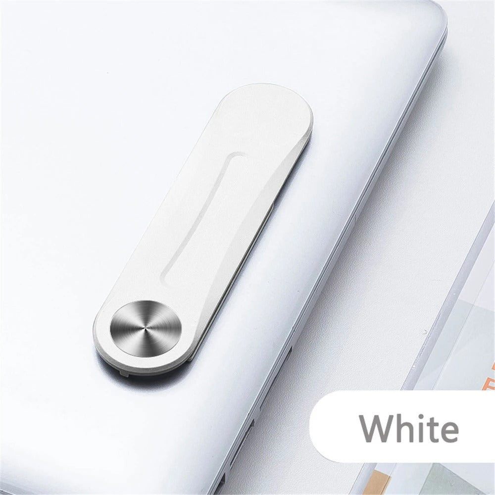 Laptop Side Phone Mount – a sturdy, adjustable laptop side mount phone holder for multitasking, video calls, and dual-screen productivity. Made from durable aluminum alloy with a secure clip-on design for stability and ergonomic viewing.