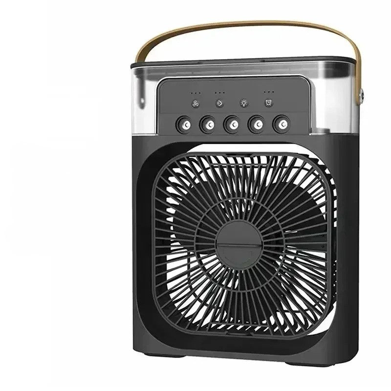 Portable Cooling Fan XT – a compact, lightweight portable cooling fan for room, office, or travel. Features XT Cooling Core technology for quiet, efficient airflow, USB power compatibility, adjustable fan speeds, and a built-in LED night light for added convenience.