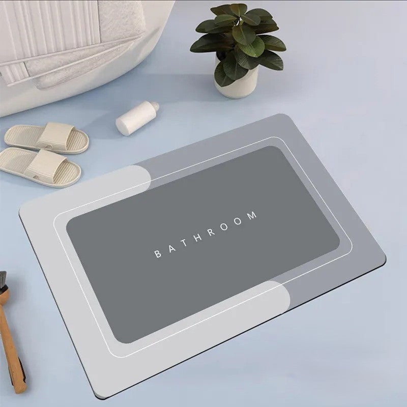  Super Absorbent Floor Mat XT – a soft, super absorbent floor mat for the bathroom with a non-slip backing for safety. Quickly soaks up water to keep floors dry, perfect for bathtubs, showers, and sinks. Durable, machine washable, and ideal for high-moisture areas.
