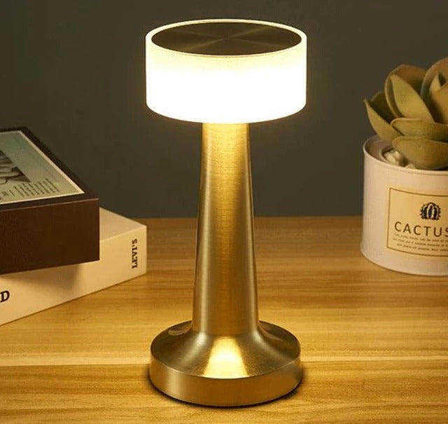 Table Lamp Touch Decor – stylish and functional with touch control for easy brightness adjustment. Features a sleek, modern design, durable construction, and warm ambient lighting, perfect for living rooms, bedrooms, or cozy spaces.
