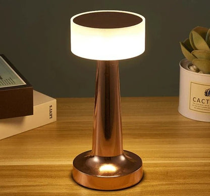 Table Lamp Touch Decor – stylish and functional with touch control for easy brightness adjustment. Features a sleek, modern design, durable construction, and warm ambient lighting, perfect for living rooms, bedrooms, or cozy spaces.