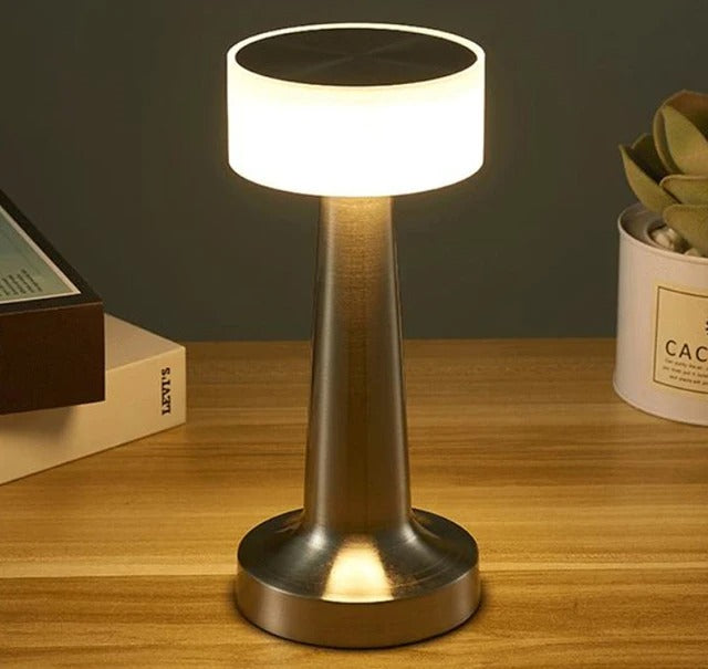Table Lamp Touch Decor – stylish and functional with touch control for easy brightness adjustment. Features a sleek, modern design, durable construction, and warm ambient lighting, perfect for living rooms, bedrooms, or cozy spaces.